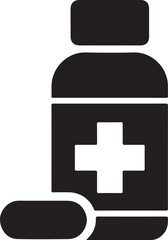 Obraz premium Healthcare and Medical Icons in Heart Shape