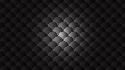 Fototapeta premium Minimal Black Abstract Scale Pattern Background Design