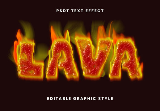 Red And Yellow Lava Font Fire Burning Flame Font Flaming Text Effect