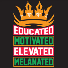 educated motivated elevated melanated