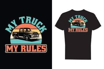 Truck driver t shirt svg design
