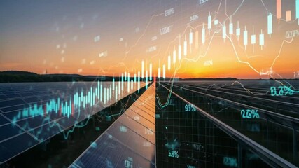 Solar Innovation at Sunset: Financial Data, Investment Trends, and Big Data in Clean Energy Tech - Powered by Adobe