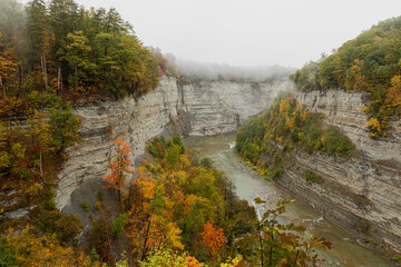 Letchworth Canyon Fall Colours