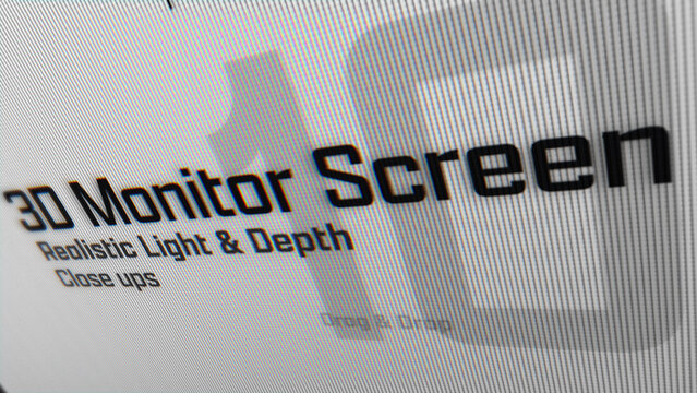 3D Monitor Screen Animations (10) | Animated Camera Close Ups (Drag & Drop)