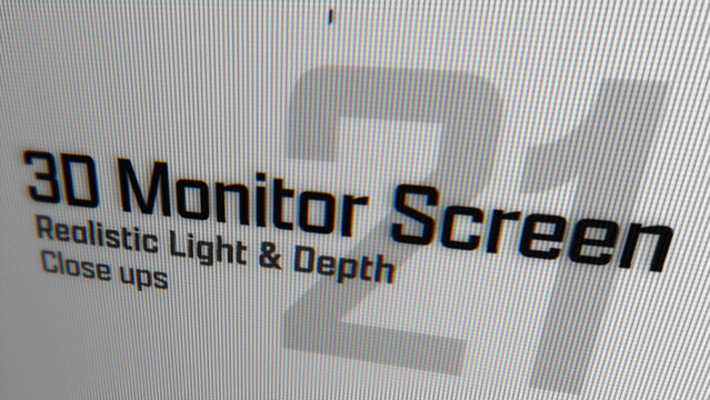 3D Monitor Screen Animations (21) | Animated Camera Close Ups (Drag & Drop)