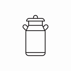 can milk container icon sign vector