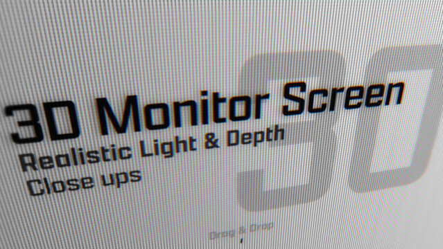 3D Monitor Screen Animations (30) | Animated Camera Close Ups (Drag & Drop)