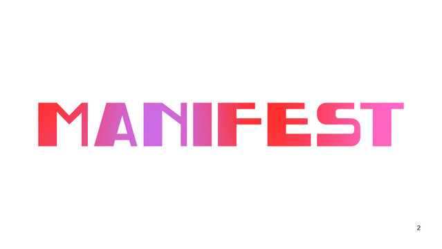 manifest gradient illustration