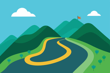 road in the mountains