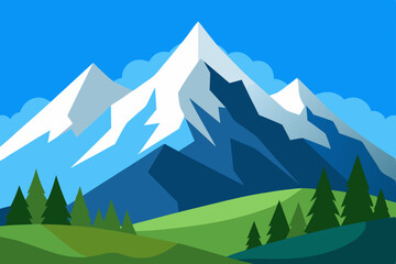 Fototapeta premium mountain landscape with mountains