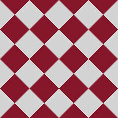 Seamless Red and Gray Harlequin Diamond Pattern – Classic Geometric Tile Background