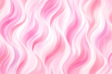 Watercolor pink and white flames pattern wallpaper