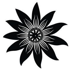 vector illustration of a flower