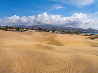Maspalomas, Gran Canaria, Dünen an der Südküste (Atlantischer Ozean)