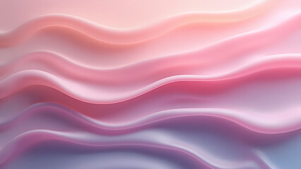 Obraz premium Folded liquid layers with a matte texture — no shine, just soft depth and motion.