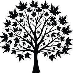 Obraz premium Silhouette of a Teacher with Students