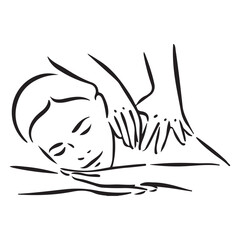 Stretch Therapy Massage Icon For Free Download