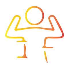 Massage Icon. Pain Relief Massage Icon