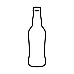 Bottle Outline Icon - Line Art Design
