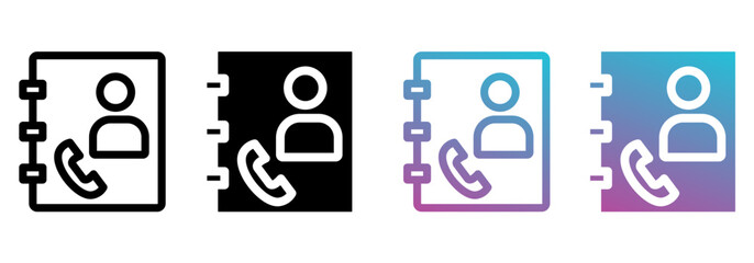 contact best multistyle icon sheet collection