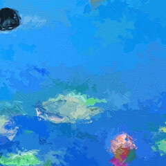 Various oil paintings, flowers, birds, plum blossoms, lotus leaves, lotus flowers, cats, dogs, chrysanthemums, river scenery