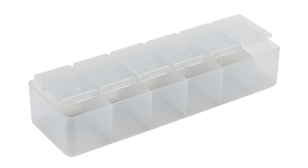 pill organizer isolated 