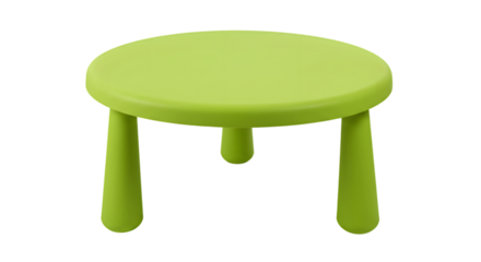 child green plastic table 