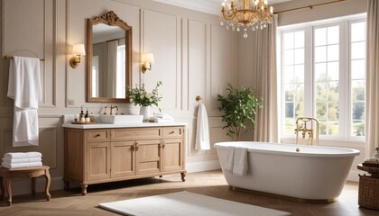 modern bathroom interior