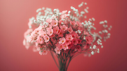 Fototapeta premium Elegancia Natural: Belleza Floral en Armonía Pura