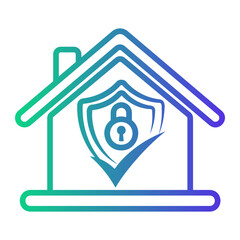 access Line Gradient Icon