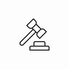 auction decision icon sign vector