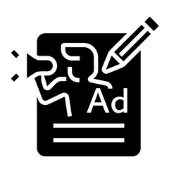 advertising Solid icon
