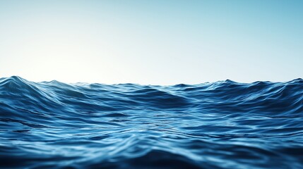 Abstract Gradient Line Wave Background - Blue & White Dynamic Texture for Business Design, Web Graphics, Tech Themes