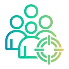 advertising Line Gradient Icon