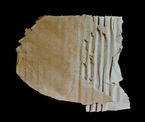 torn ripped paper on black background with space for your message in your work.