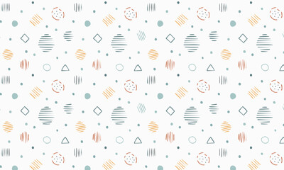 Delicate Scandinavian Geometric Background Design