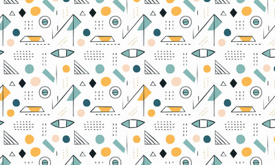 Delicate Scandinavian Geometric Background Design
