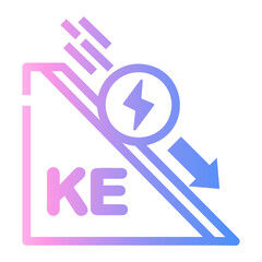 physics Line Gradient Icon