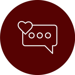 Social Media Vector Brown Circle Icon Design