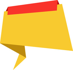 Promotion sale banner. Blank ribbon label sticker vector isolated.