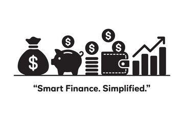 Real estate icon set vector illustration featuring house, money, and business signs