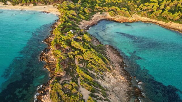 Aerial view Punta des Gullo 
