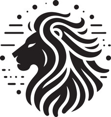 Lion Vector Silhouette Icon