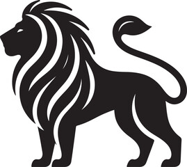 Lion Vector Silhouette Icon