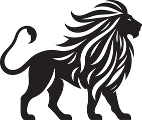 Lion Vector Silhouette Icon