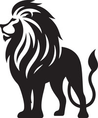Lion Vector Silhouette Icon