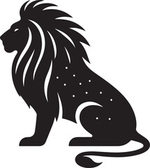 Lion Vector Silhouette Icon
