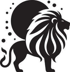 Lion Vector Silhouette Icon