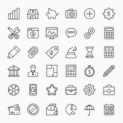 Thin Line Icon Pack – UI, SEO, Medical, Baby, Pets & Business Essentials