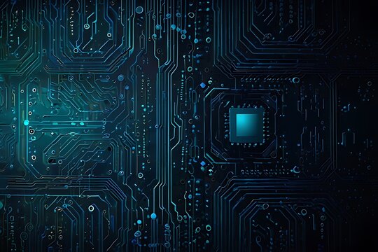 Abstract circuit board technology background